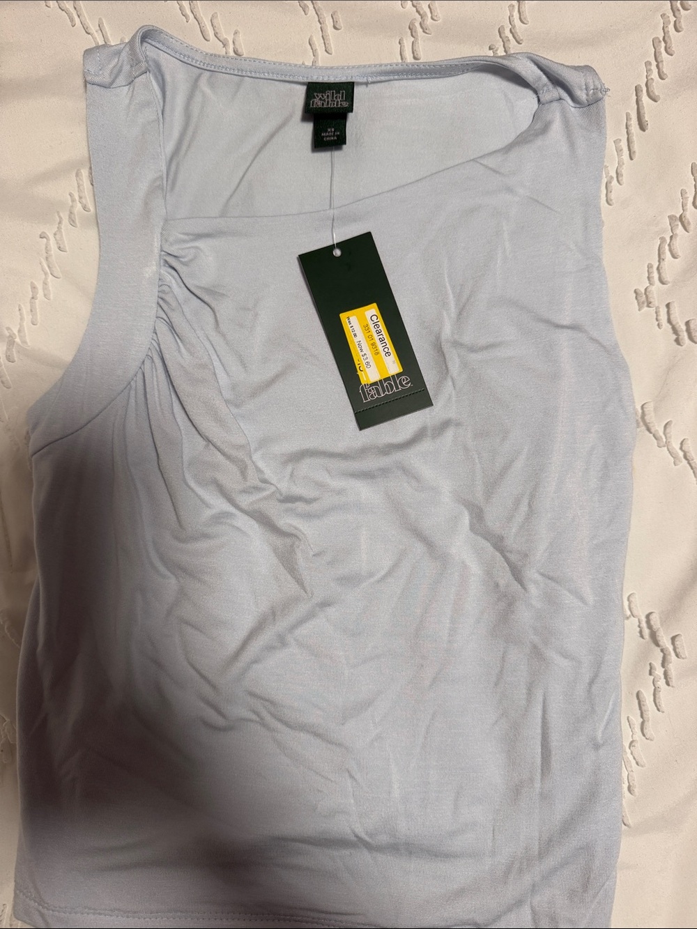 Talbots Pale Blue Sleeveless Tank Top Size XS